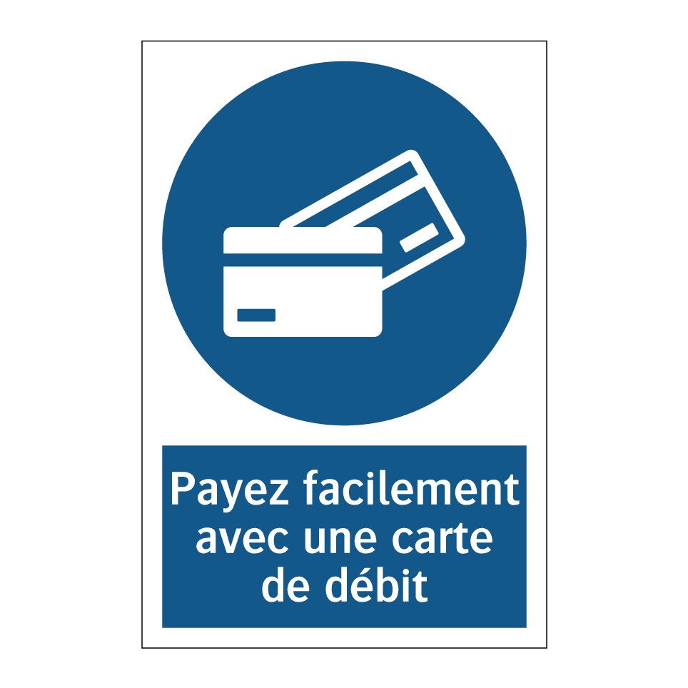 Payez facilement avec une carte de débit