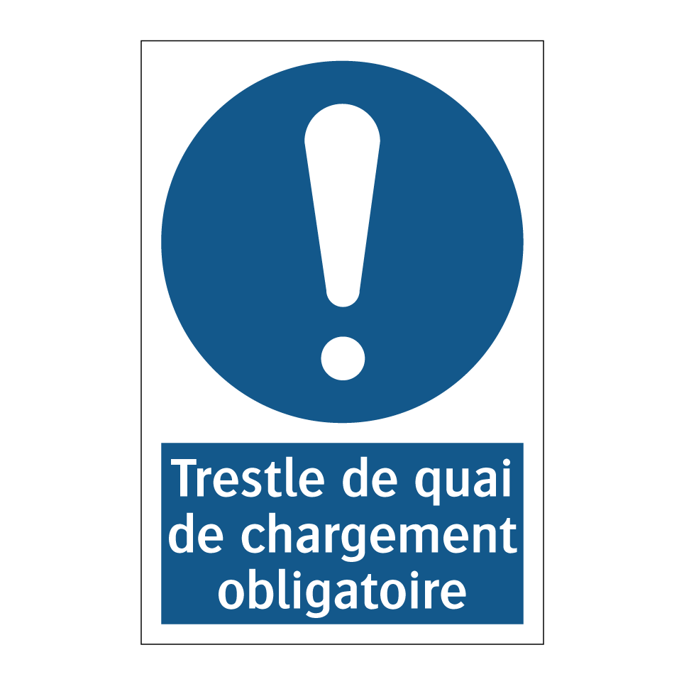 Trestle de quai de chargement obligatoire