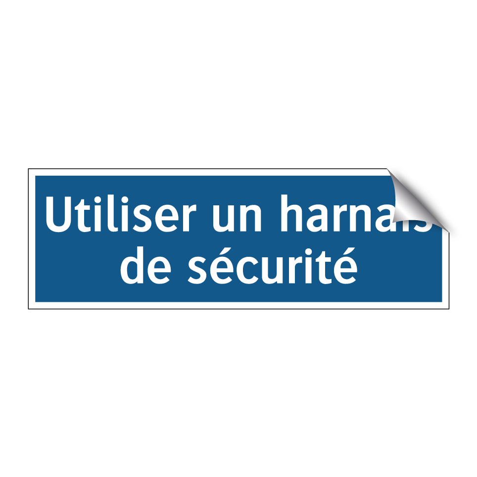 Utiliser un harnais de sécurité