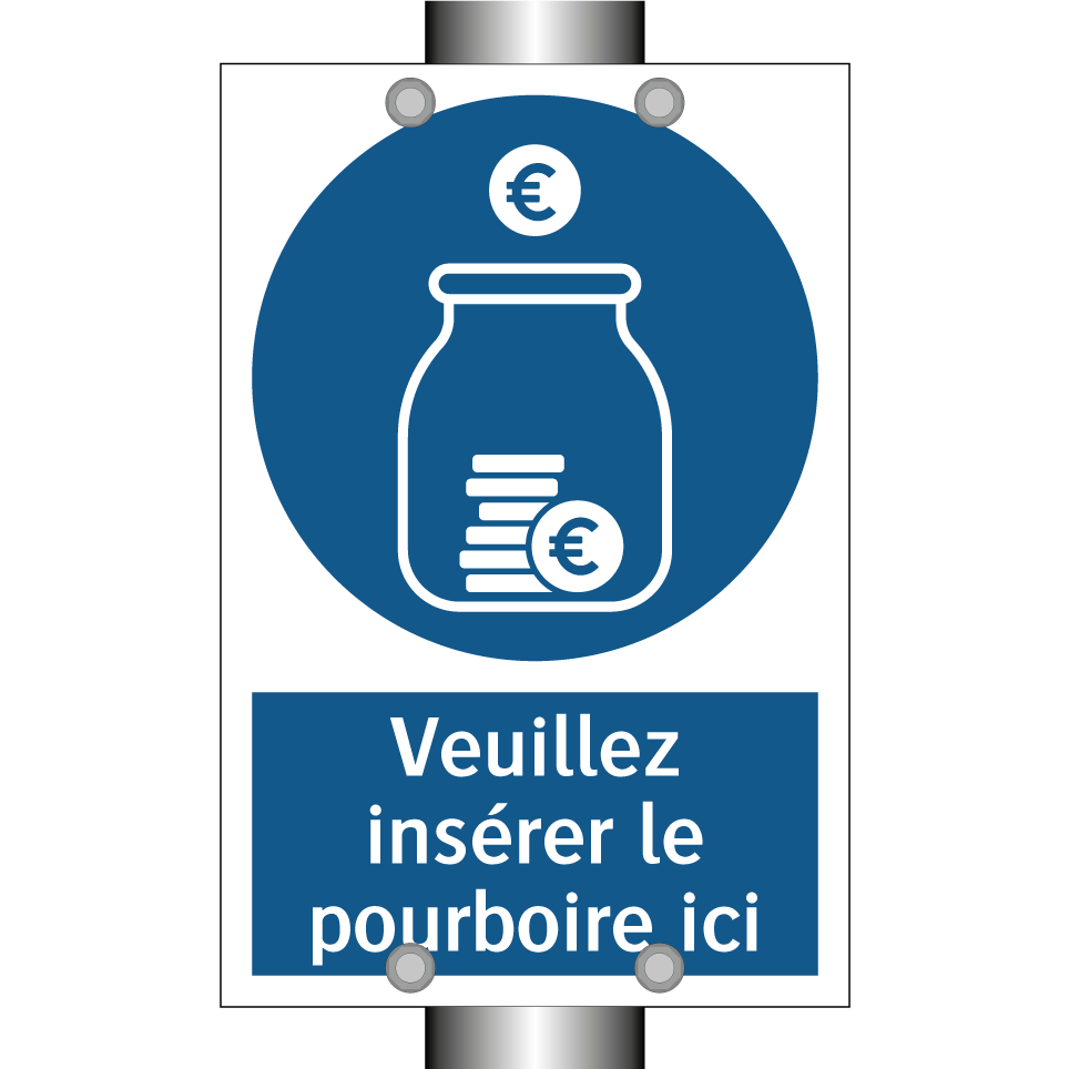 Veuillez insérer le pourboire ici
