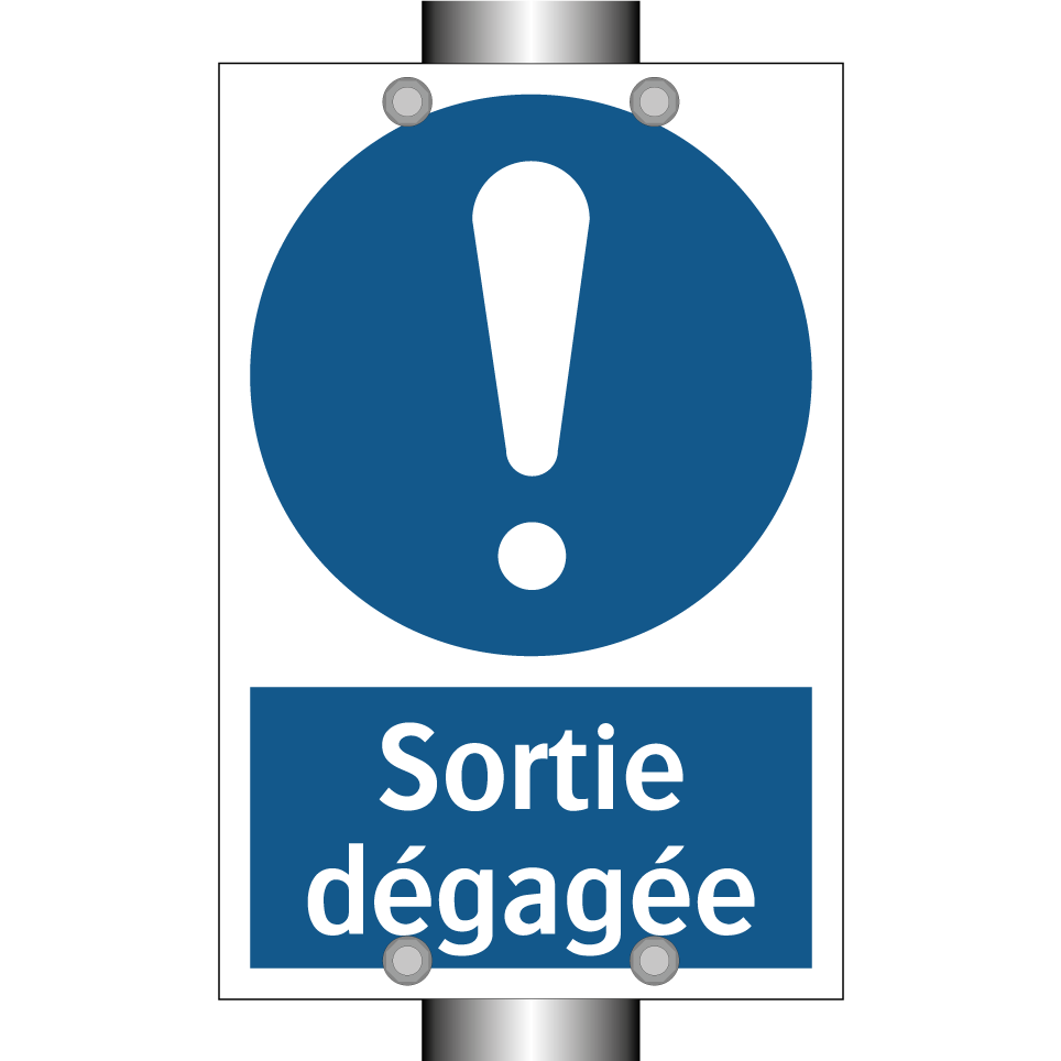 Sortie dégagée