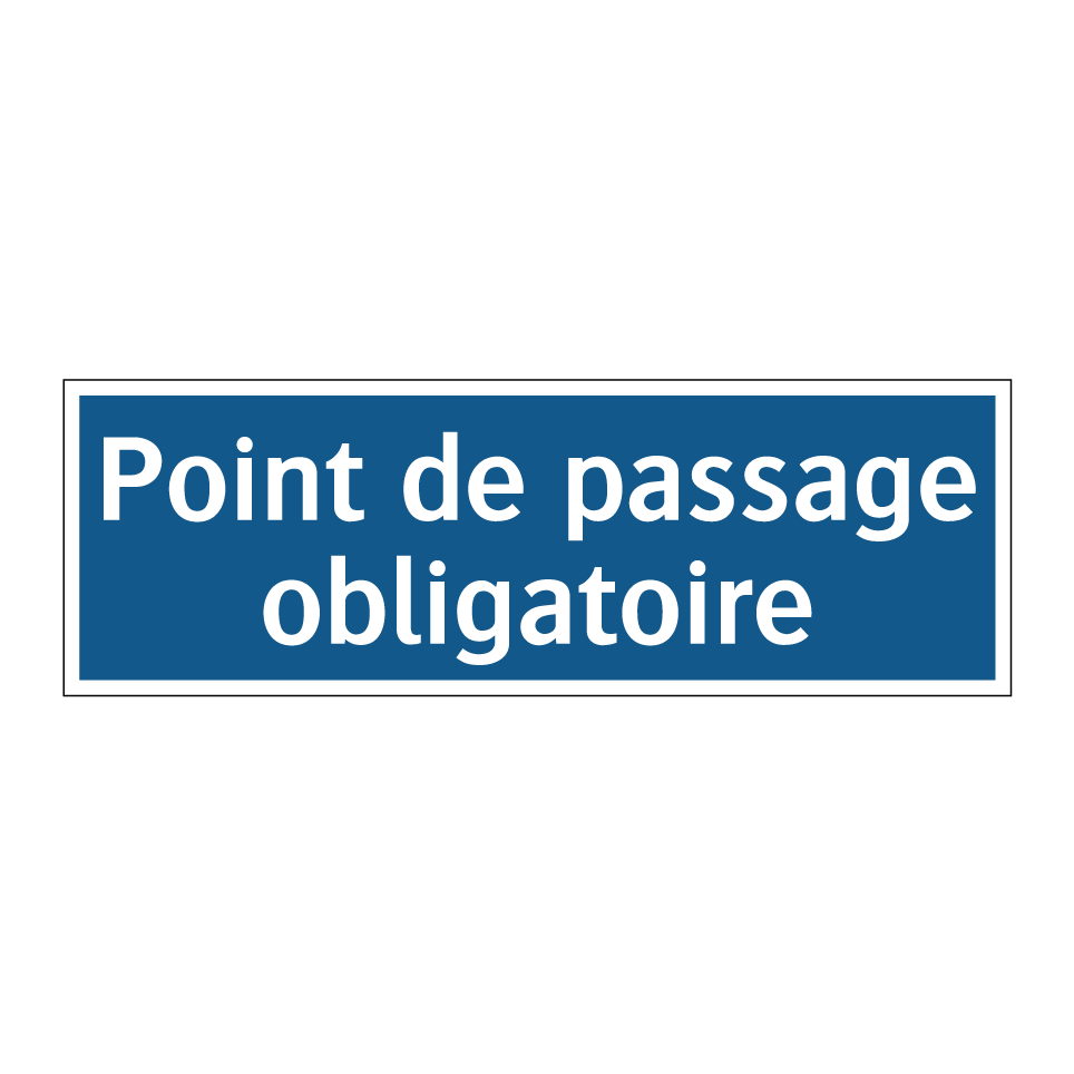 Point de passage obligatoire