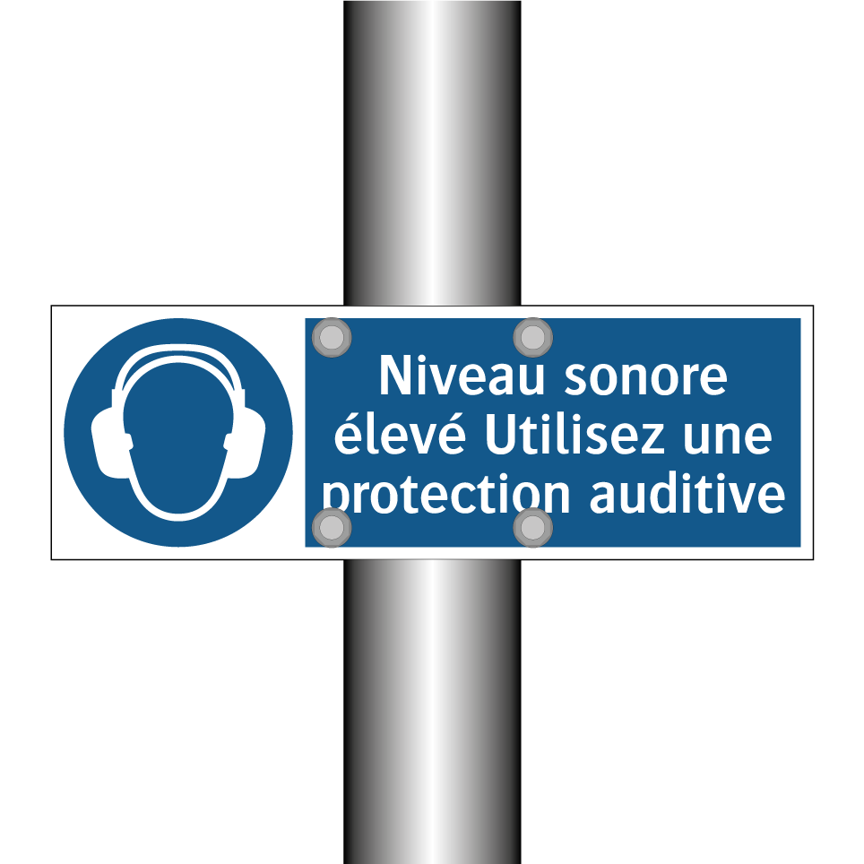 Niveau sonore élevé Utilisez une protection auditive