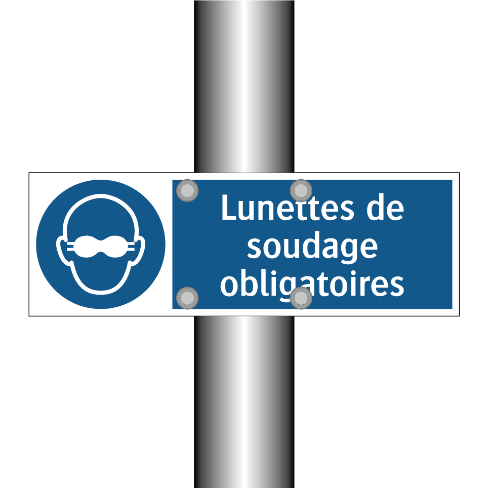 Lunettes de soudage obligatoires
