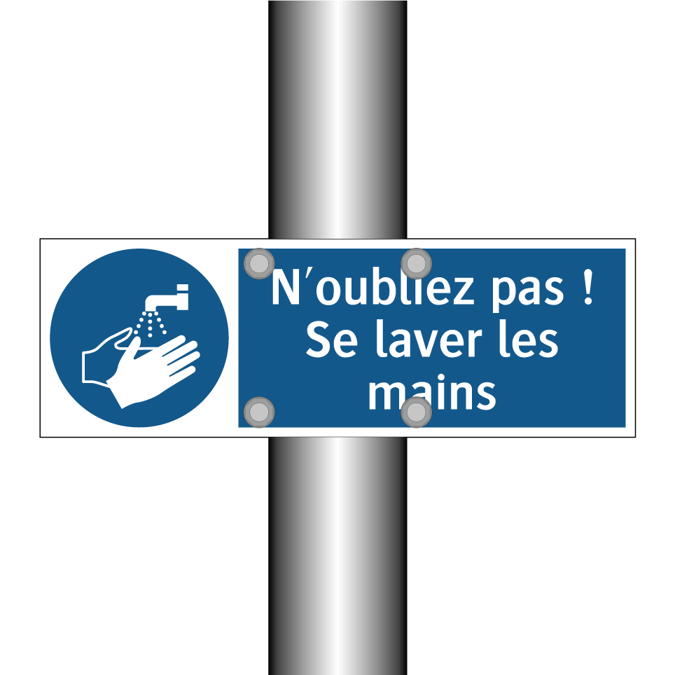 N'oubliez pas ! Se laver les mains