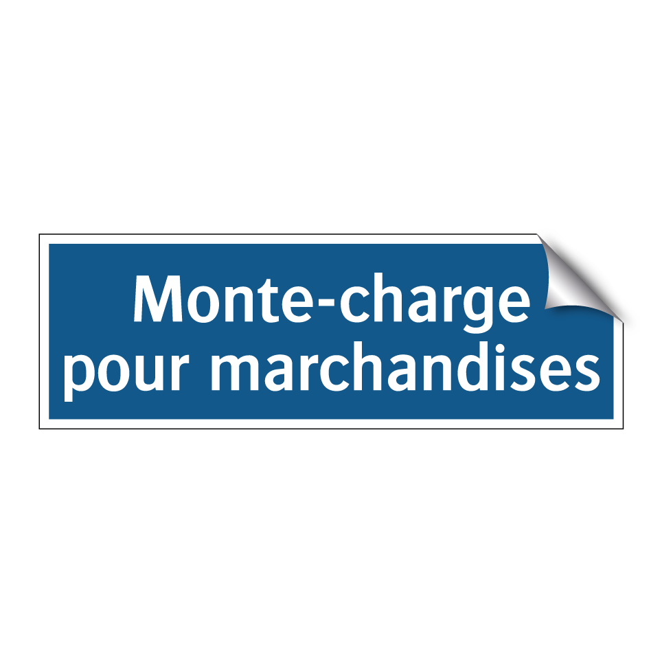 Monte-charge pour marchandises