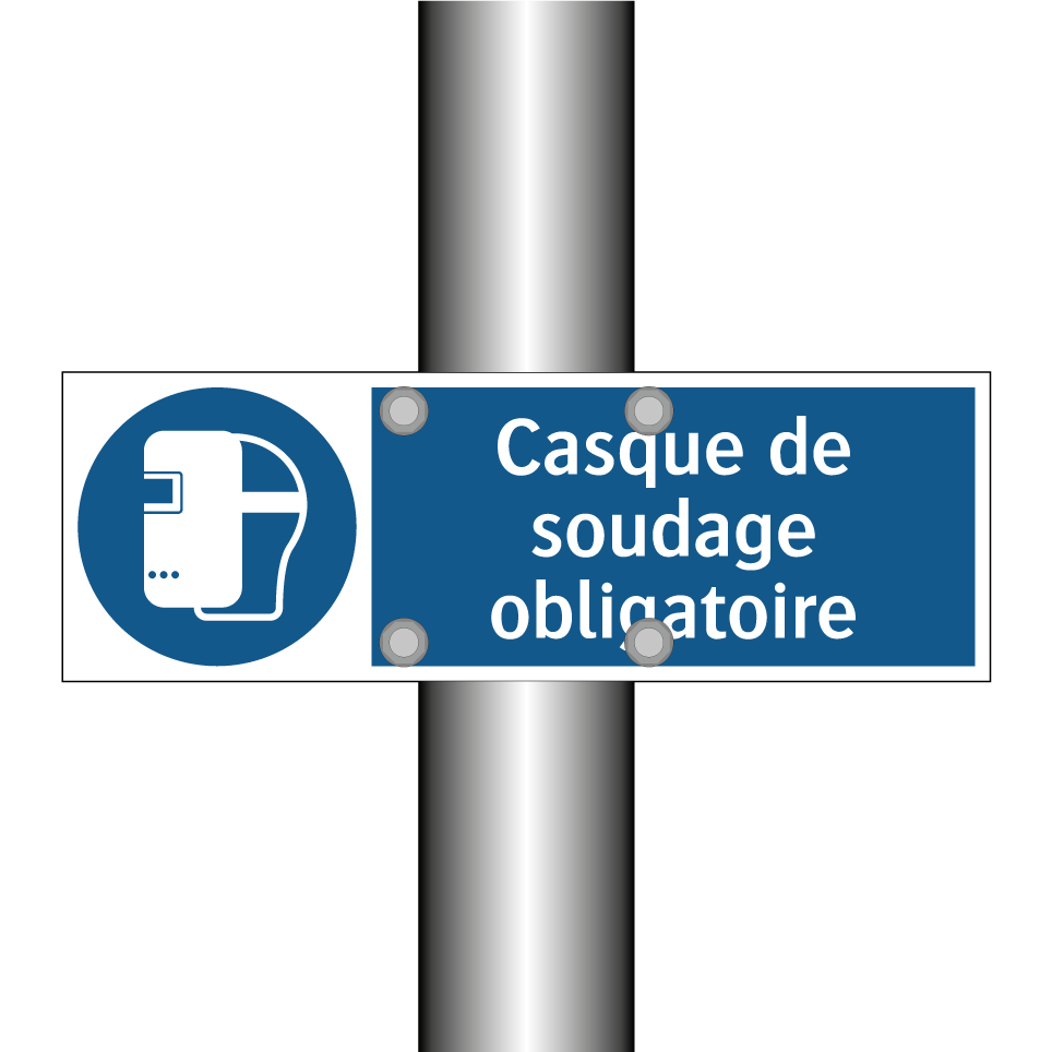 Casque de soudage obligatoire