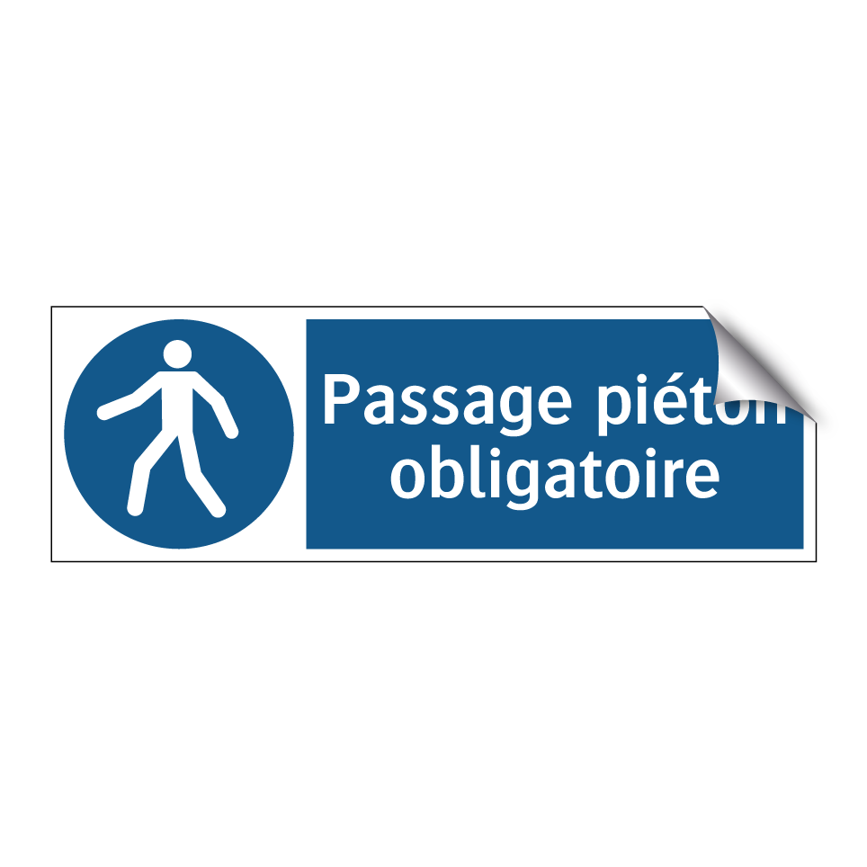Passage piéton obligatoire