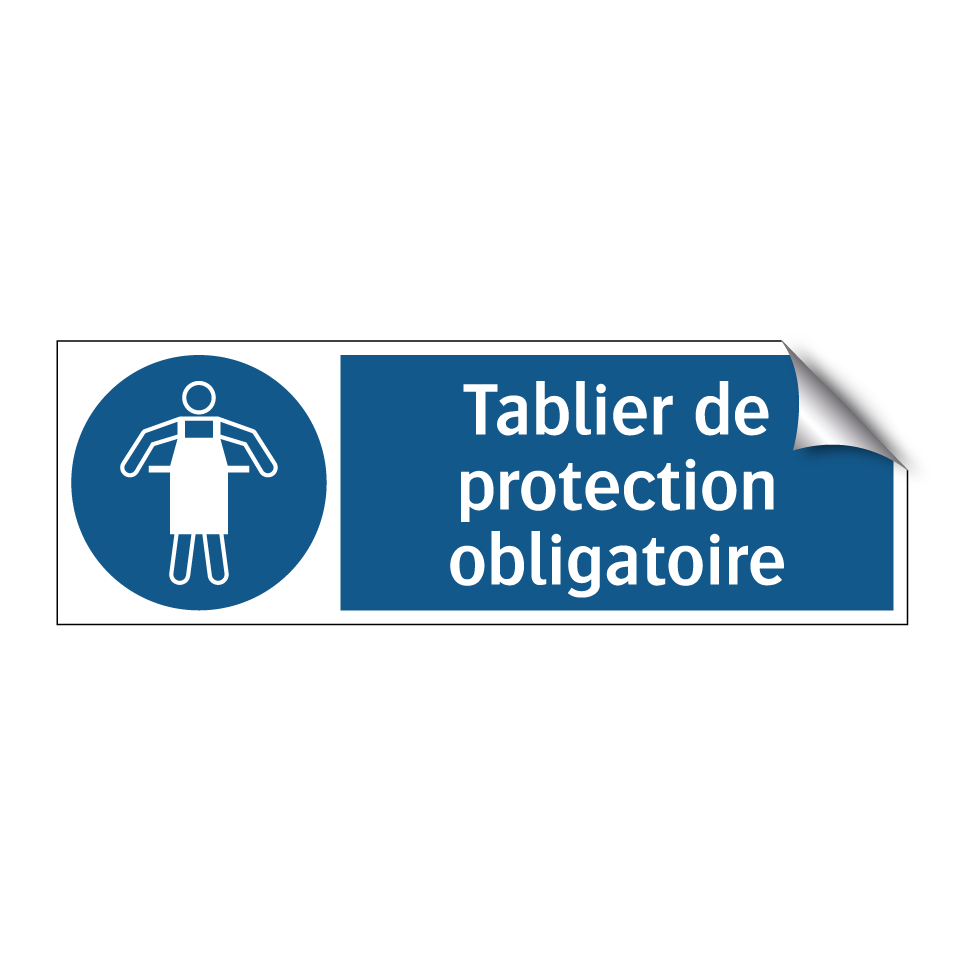 Tablier de protection obligatoire