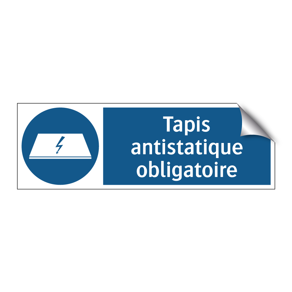 Tapis antistatique obligatoire