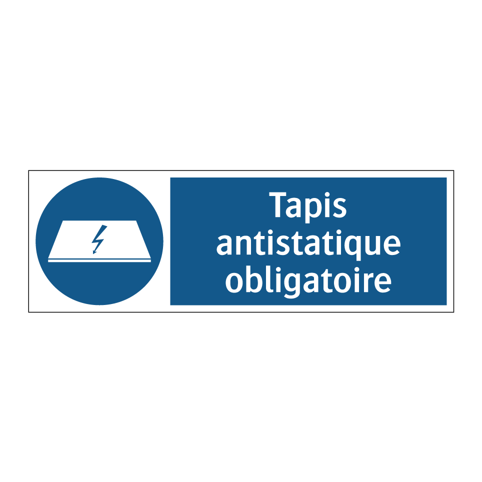 Tapis antistatique obligatoire