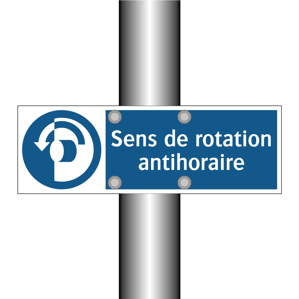Sens de rotation antihoraire
