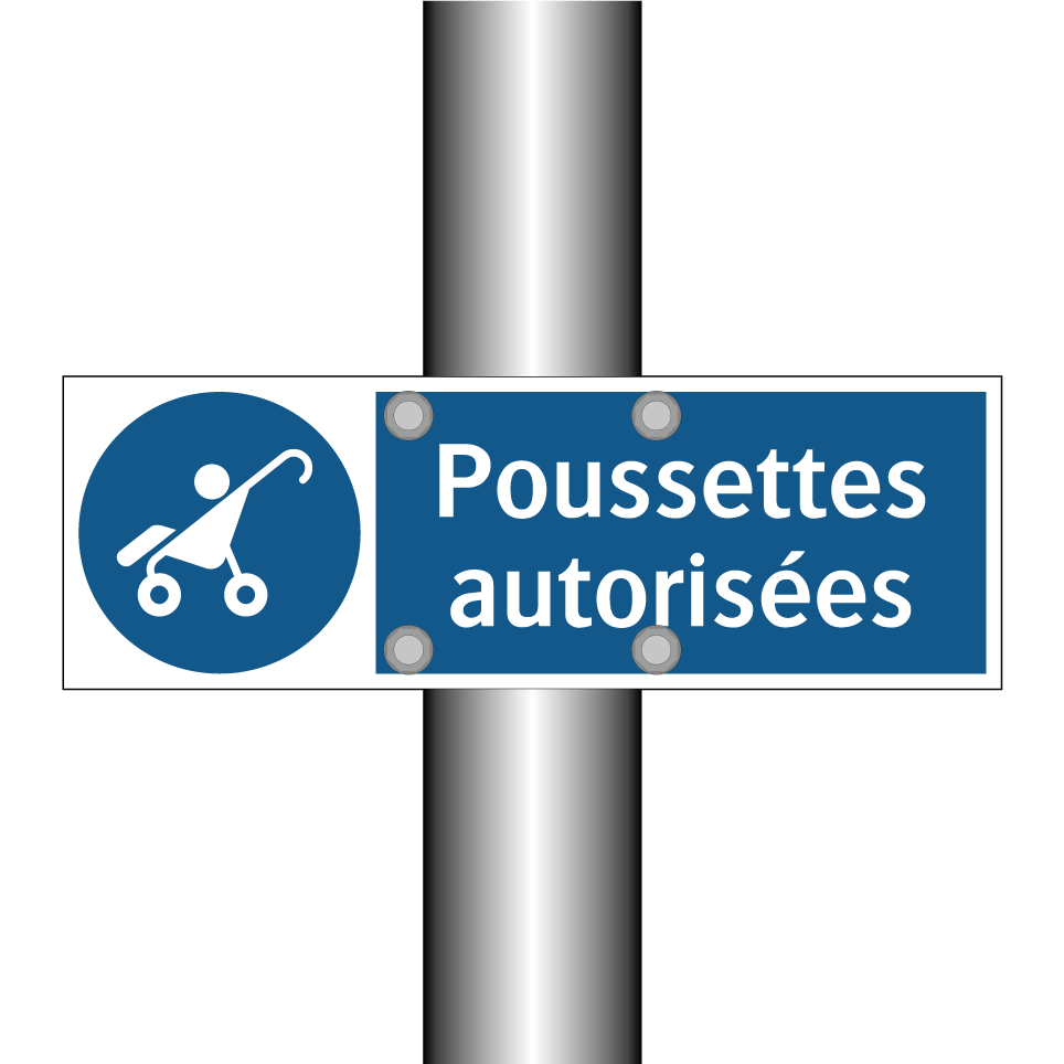 Poussettes autorisées