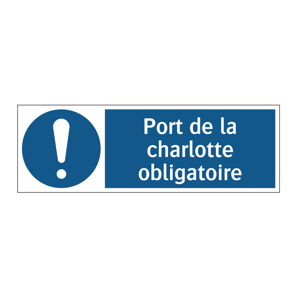 Port de la charlotte obligatoire