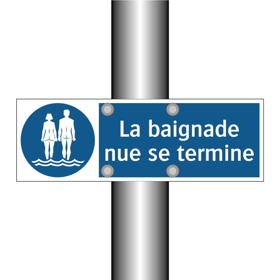 La baignade nue se termine