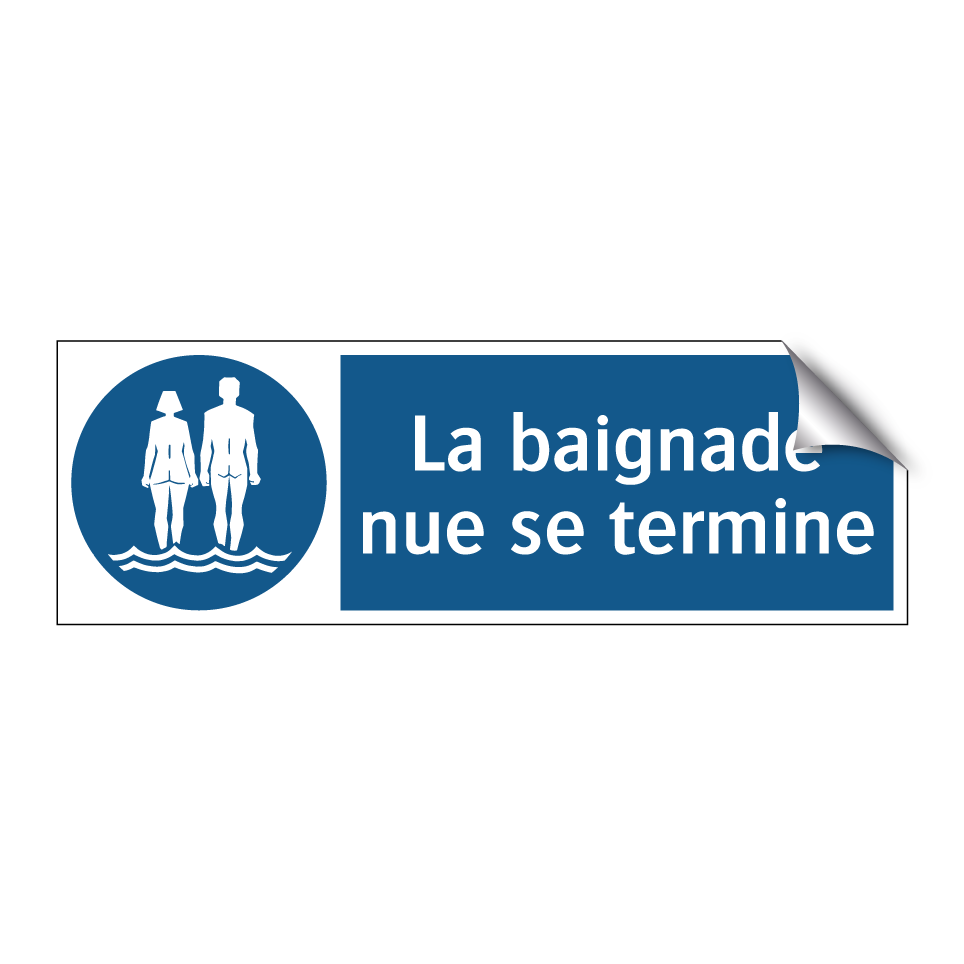 La baignade nue se termine