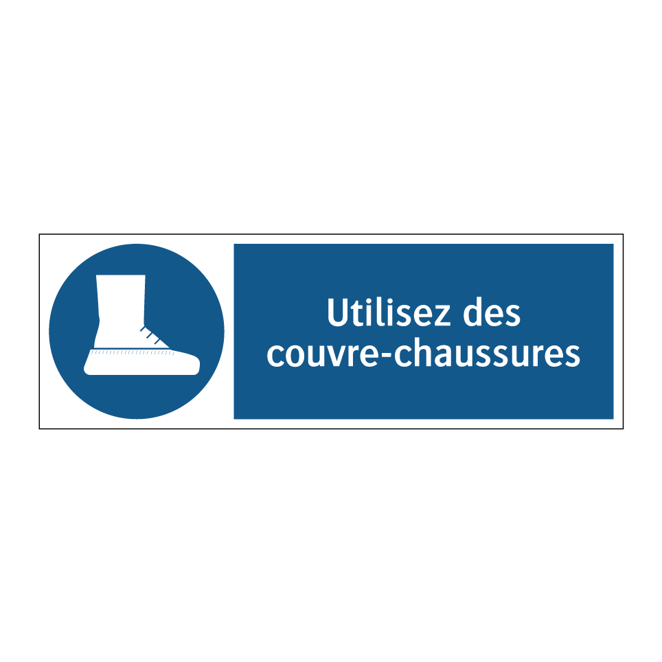 Utilisez des couvre-chaussures