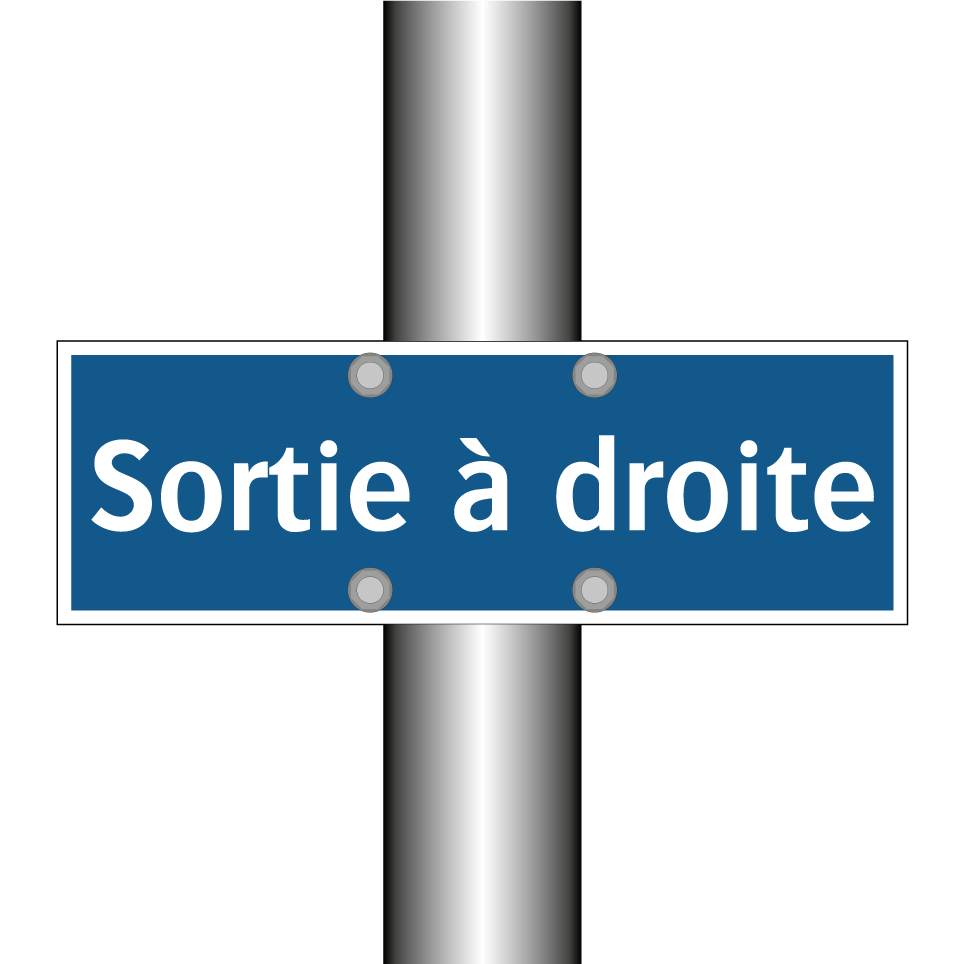 Sortie à droite