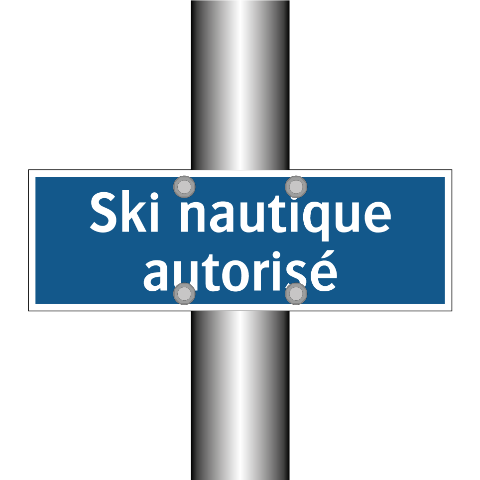 Ski nautique autorisé