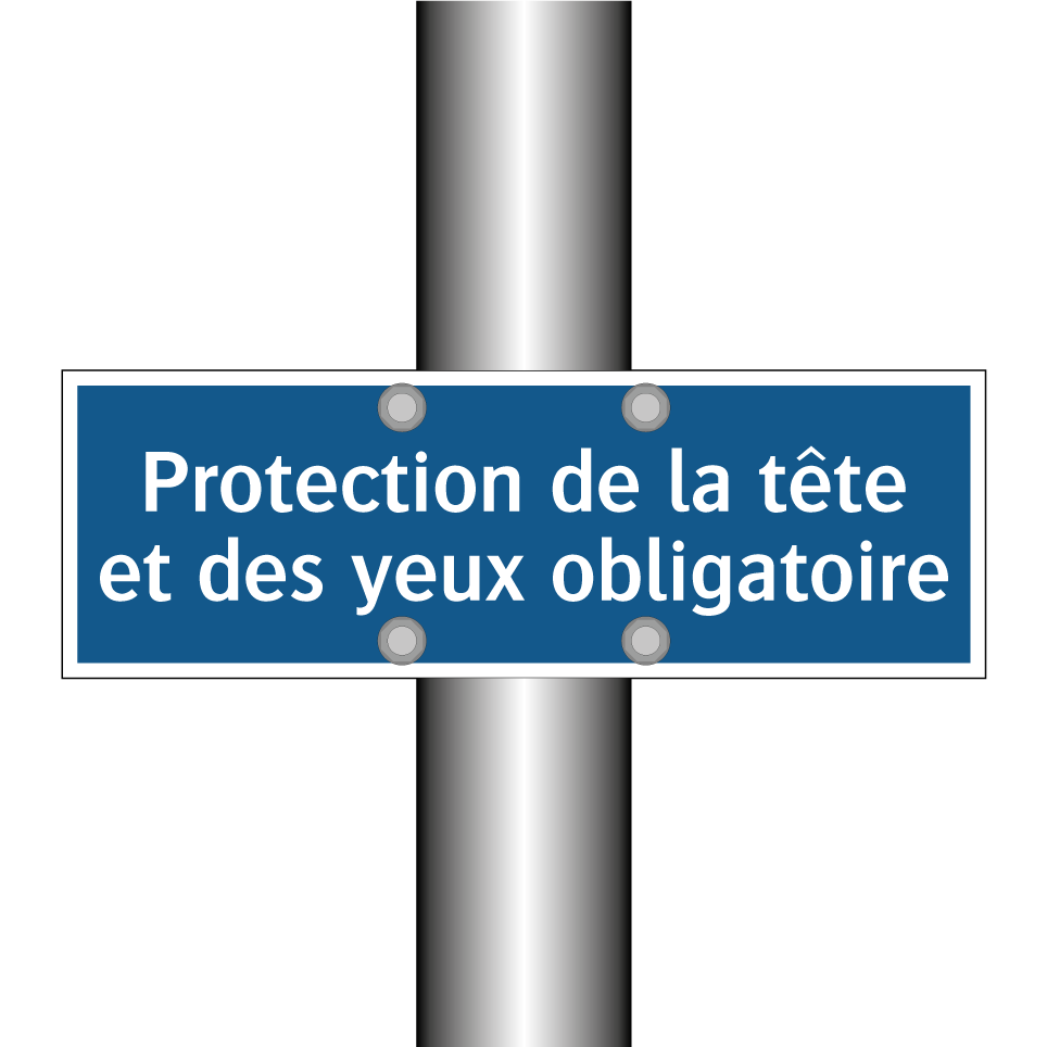 Protection de la tête et des yeux obligatoire