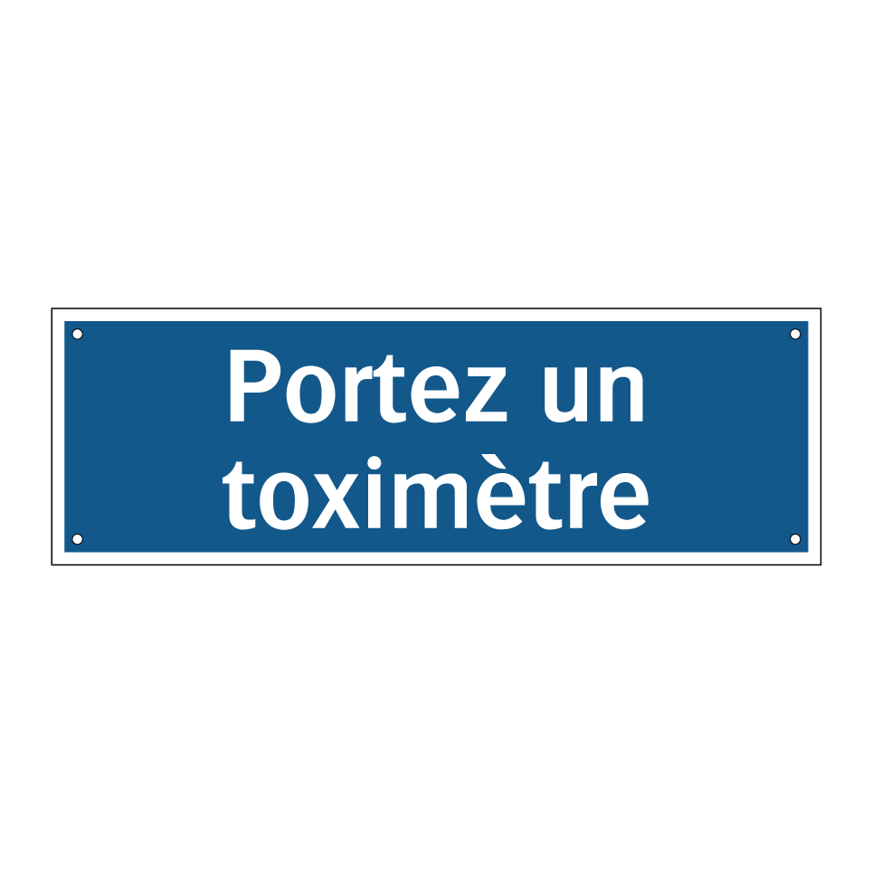 Portez un toximètre