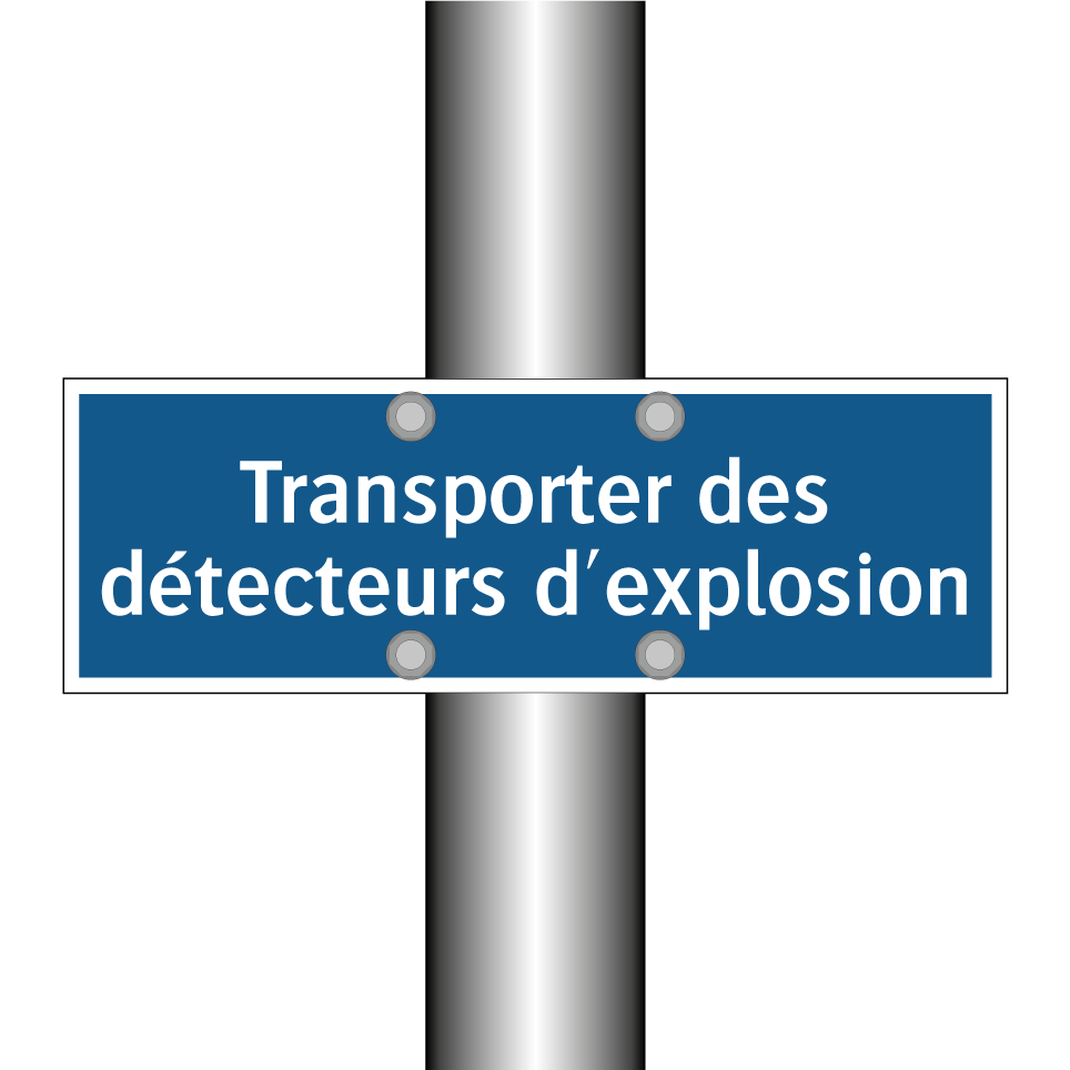 Transporter des détecteurs d'explosion
