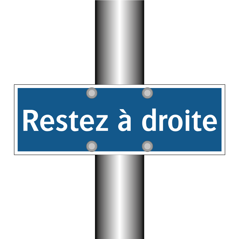 Restez à droite