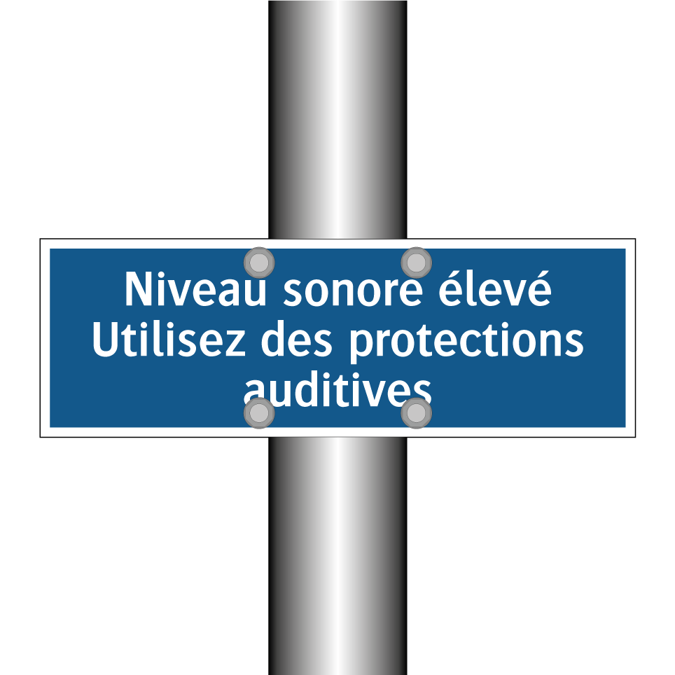 Niveau sonore élevé Utilisez des protections auditives