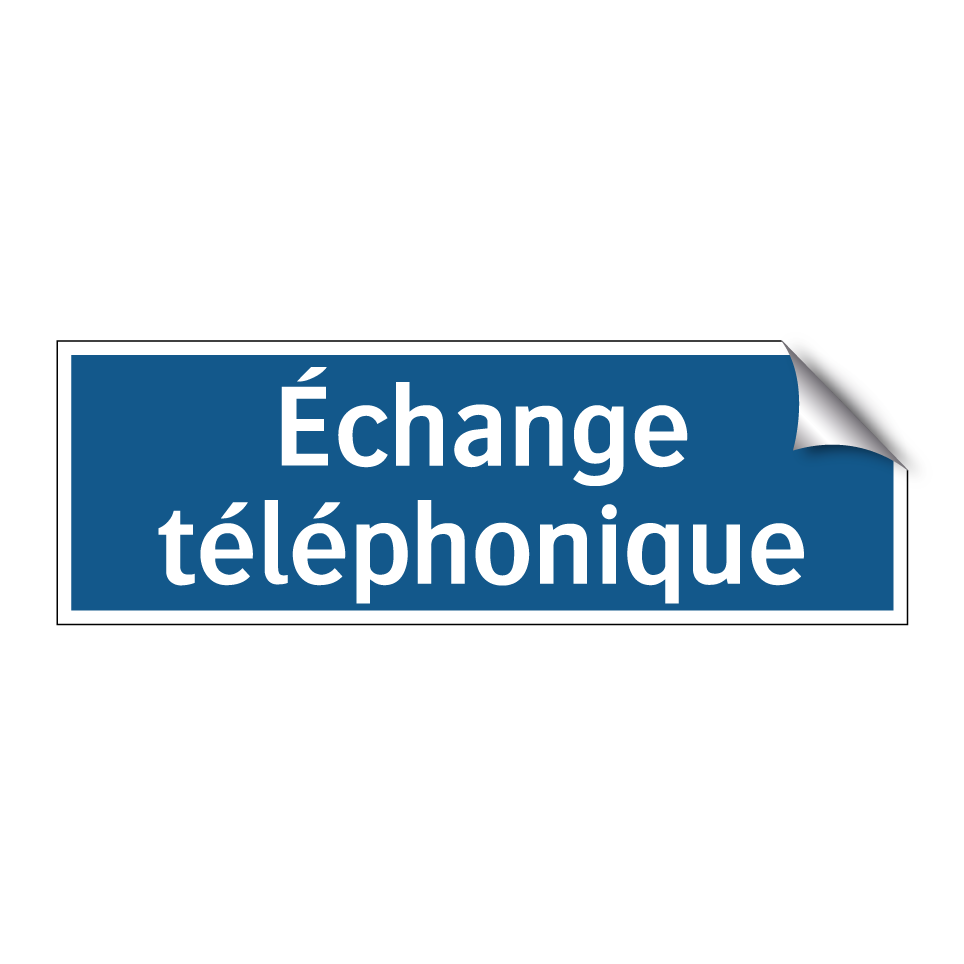 Échange téléphonique