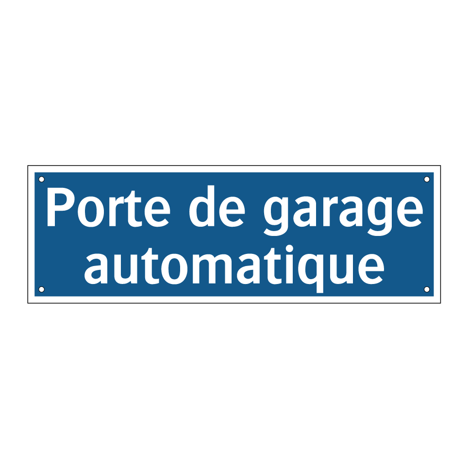 Porte de garage automatique