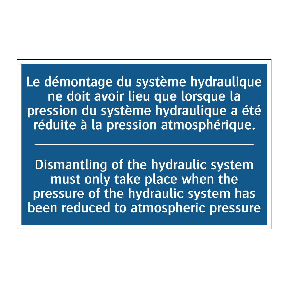Le démontage du système hydraulique  /.../ - Dismantling of the hydraulic system  /.../