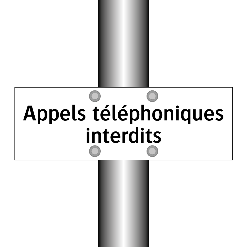 Appels téléphoniques interdits