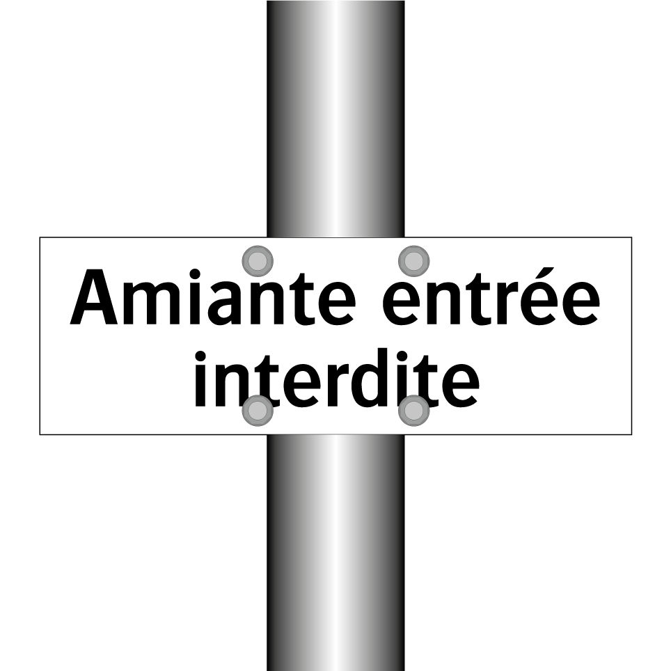 Amiante entrée interdite