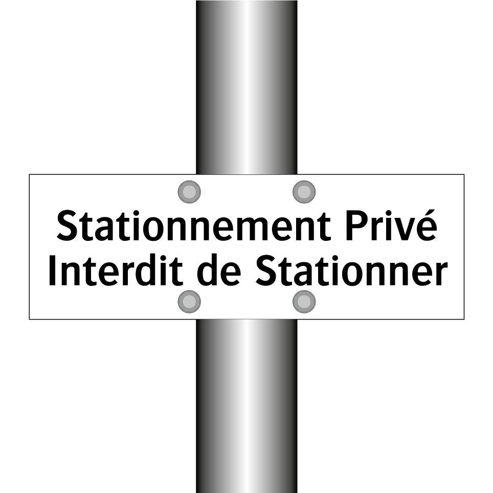 Stationnement Privé Interdit de Stationner