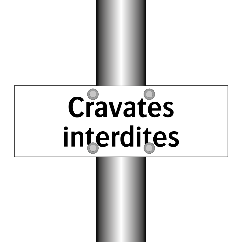 Cravates interdites