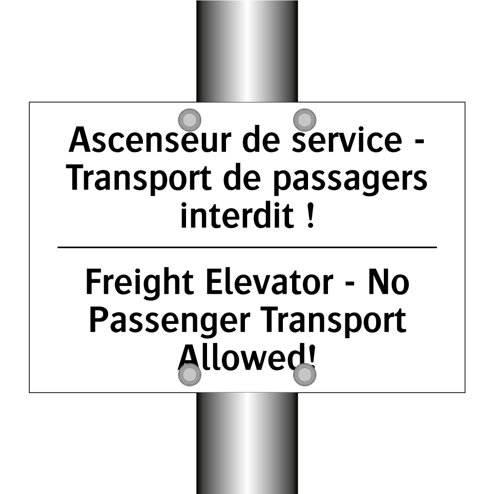 Ascenseur de service - Transport  /.../ - Freight Elevator - No Passenger  /.../