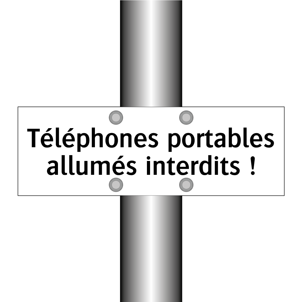 Téléphones portables allumés interdits !