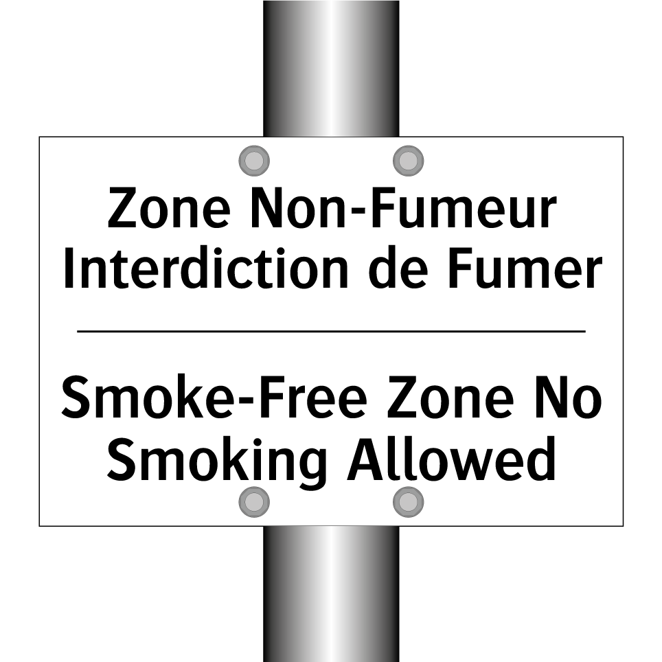 Zone Non-Fumeur Interdiction de  /.../ - Smoke-Free Zone No Smoking Allowed /.../