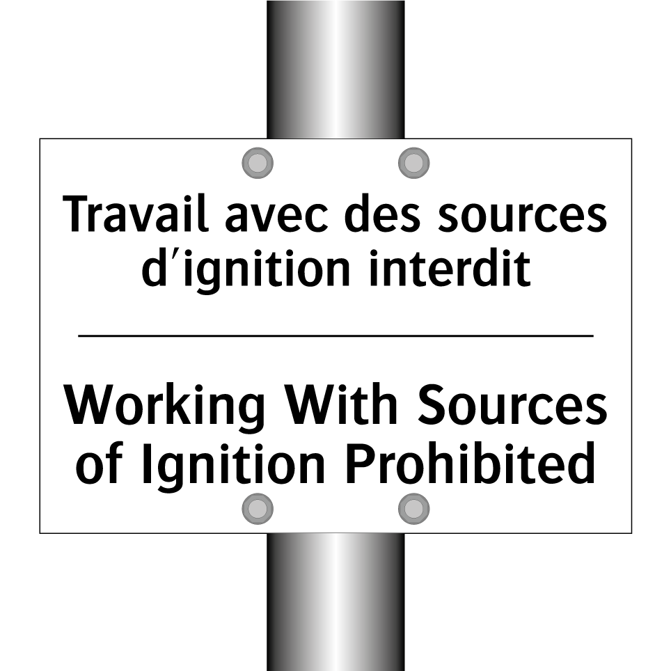 Travail avec des sources d'ignition  /.../ - Working With Sources of Ignition  /.../