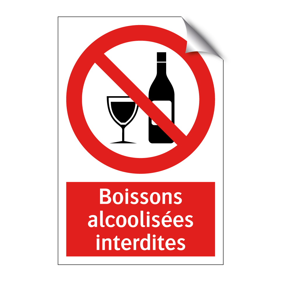 Boissons alcoolisées interdites