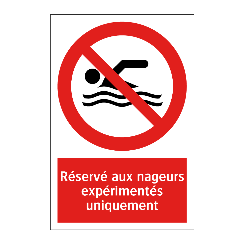 Réservé aux nageurs expérimentés uniquement