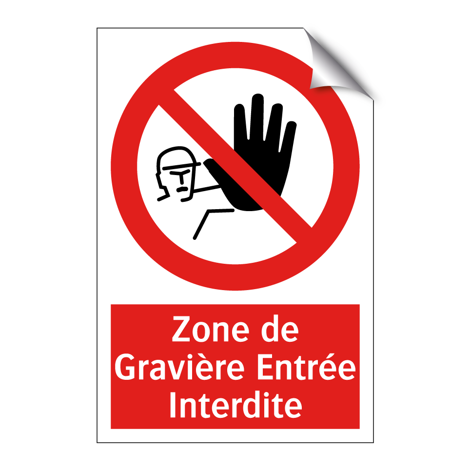 Zone de Gravière Entrée Interdite