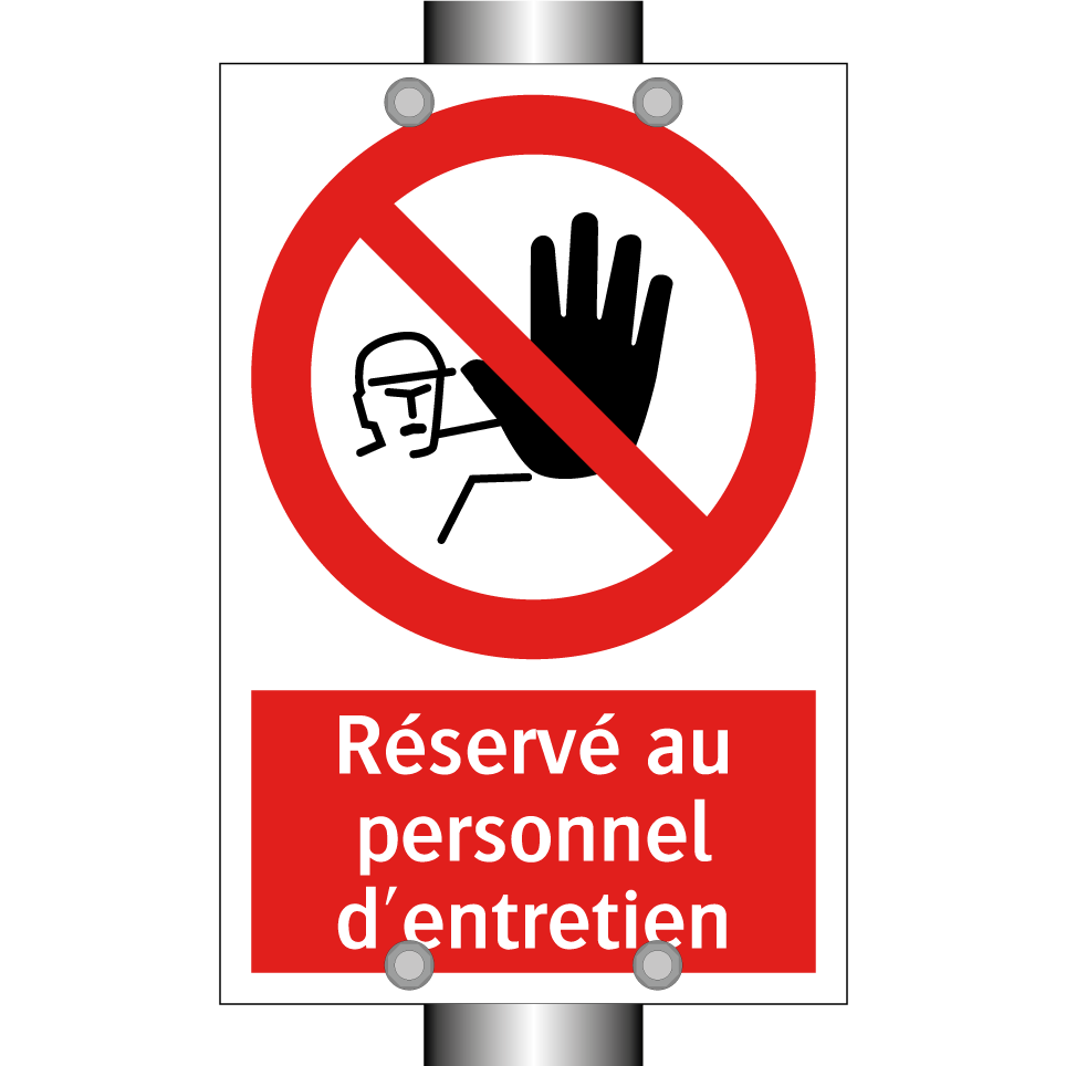 Réservé au personnel d'entretien