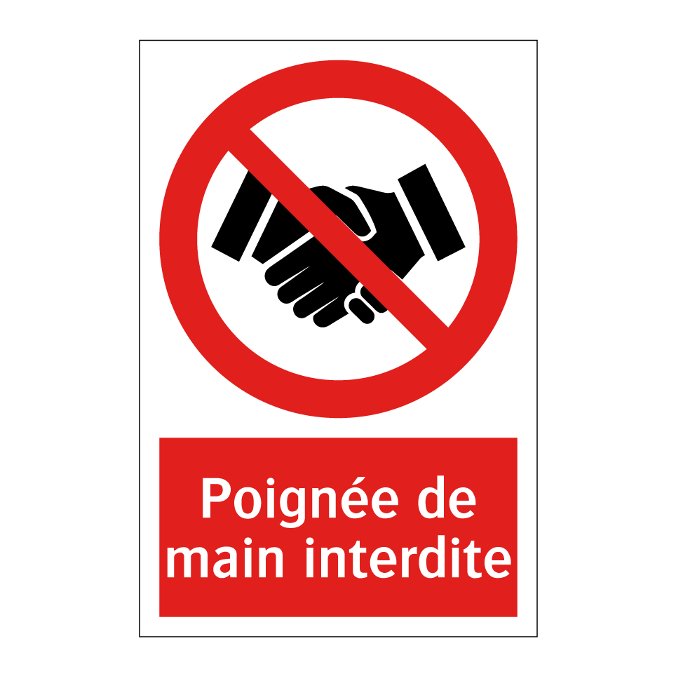 Poignée de main interdite