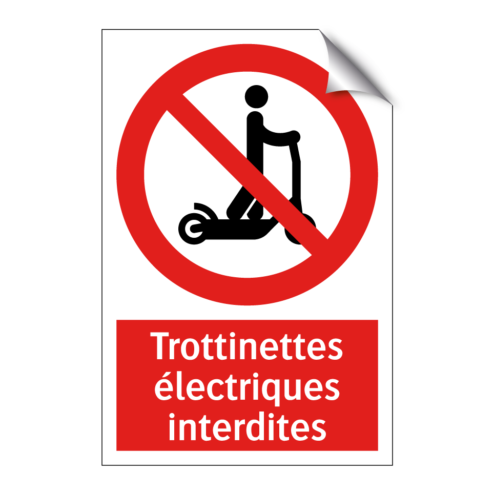Trottinettes électriques interdites