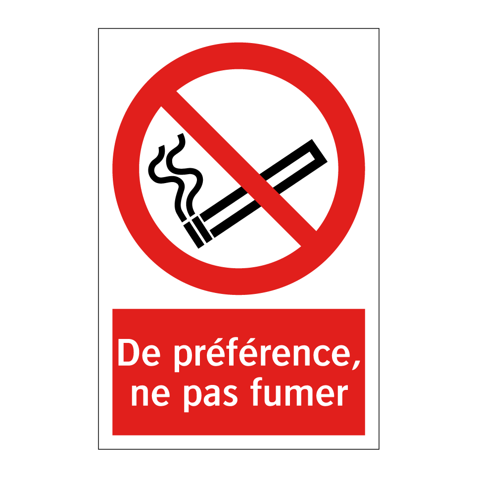 De préférence, ne pas fumer