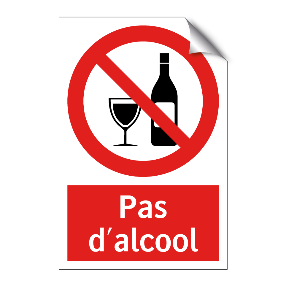 Pas d'alcool