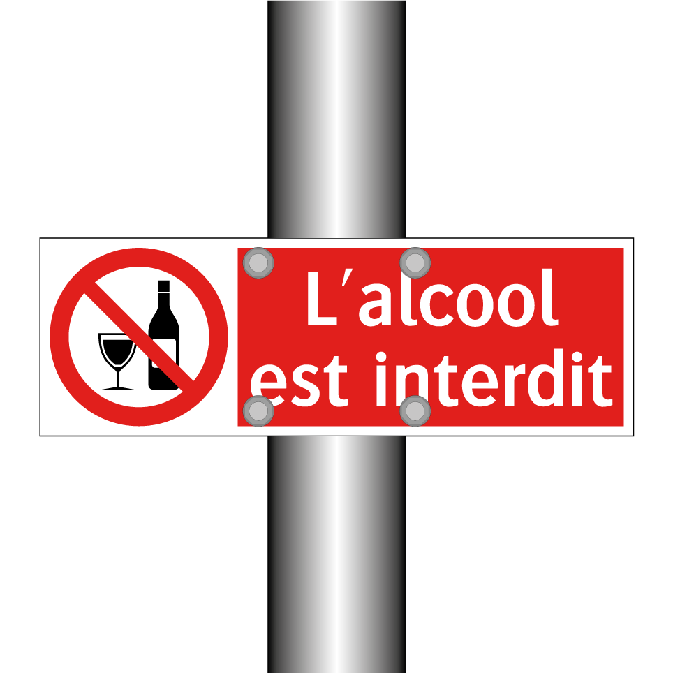 L'alcool est interdit