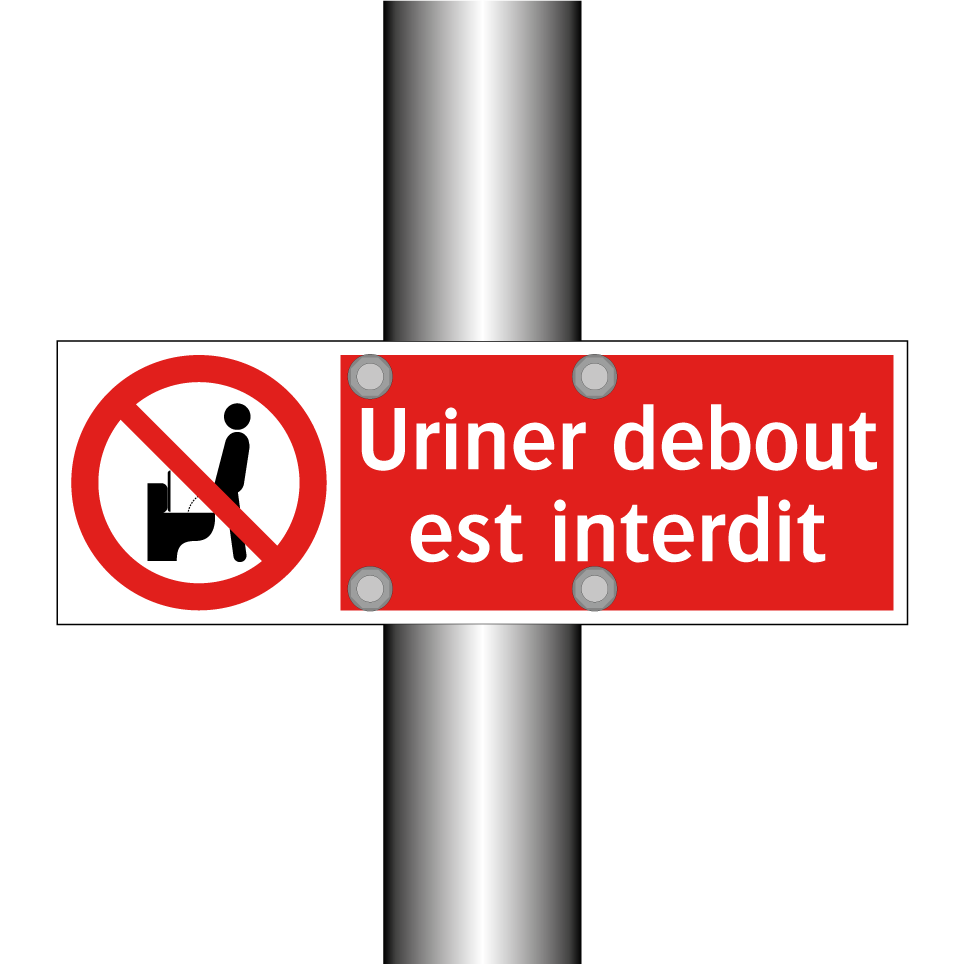 Uriner debout est interdit