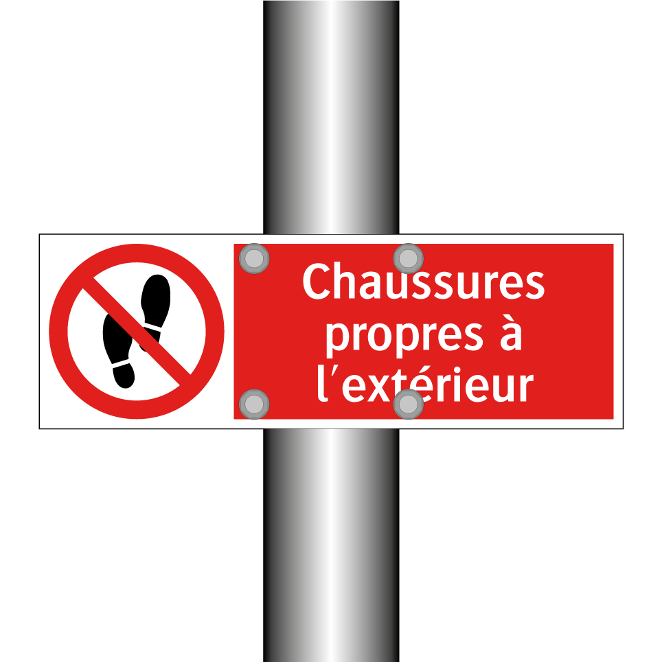 Chaussures propres à l'extérieur